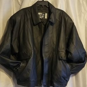 Winlit Black Leather Jacket